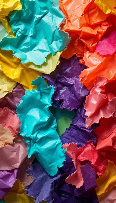 Free Colorful crumpled paper Image - Colorful, Crumpled, Paper ...