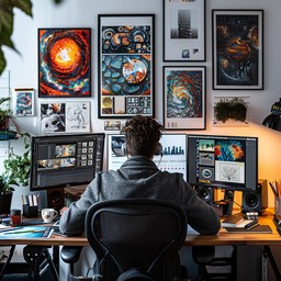 Free Creative Studio Work Image - Workspace, Creative, Clutter ...