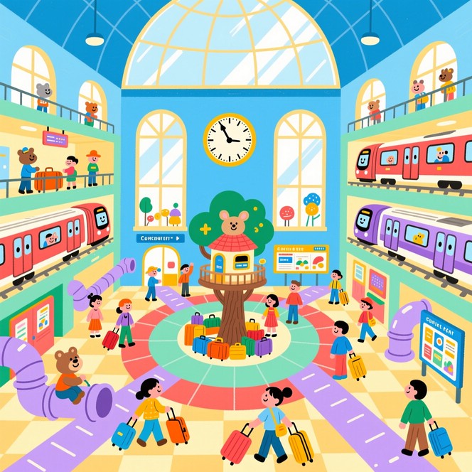 Free Colorful Station Adventure Photo - Station, Trains, Terminal ...