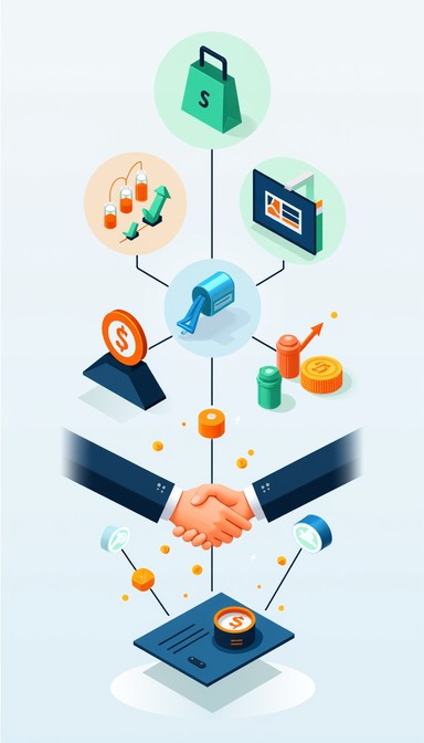 Commerce Realted Connection Free Commerce Connection Flow Image | Download at StockCake