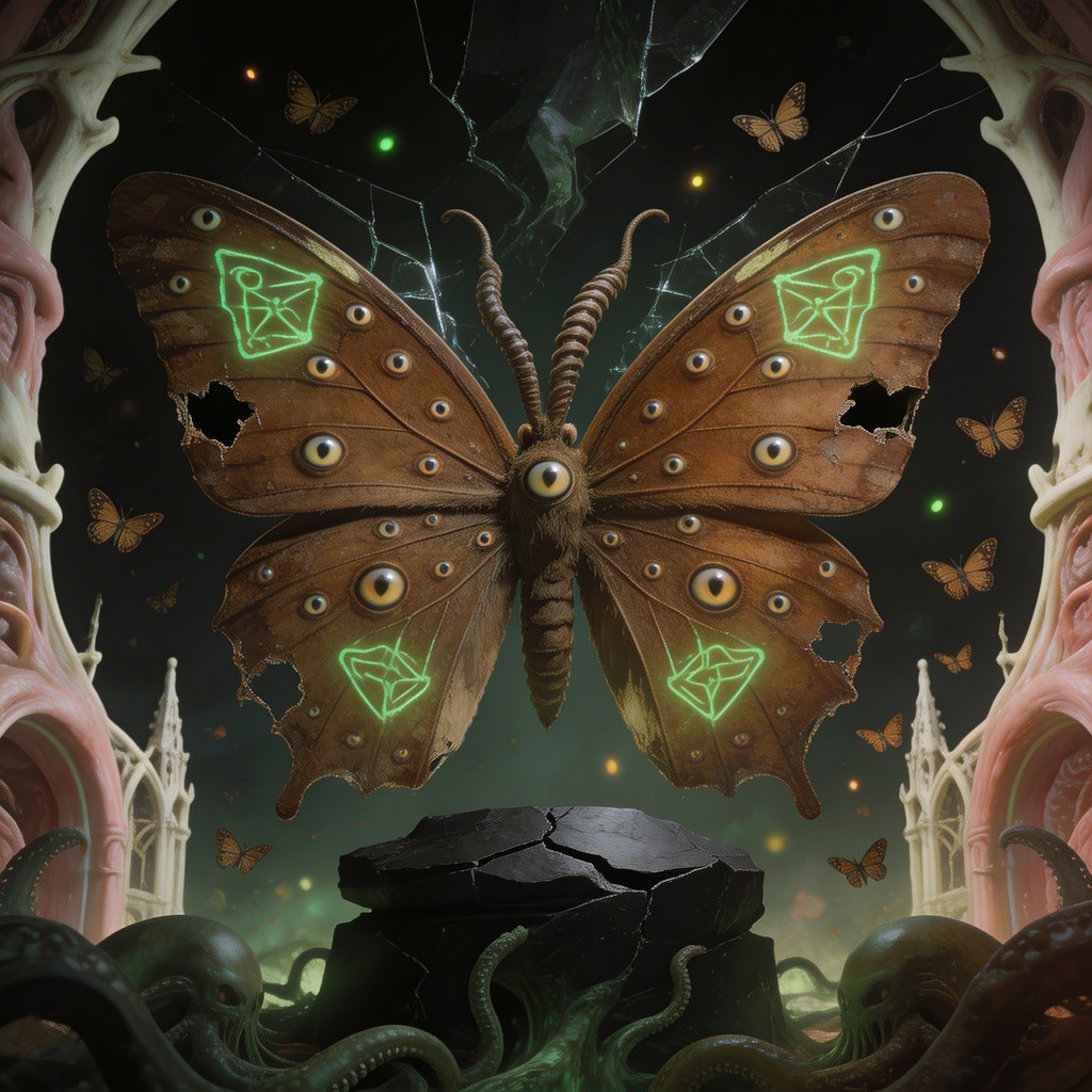Free Nightmare Butterfly Creature Image - Butterfly, Horror, Eldritch ...