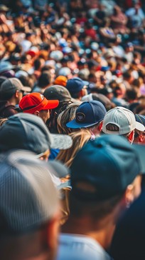 Free Crowded Stadium Scene Image - Stadium, Crowd, Hats | Download at ...