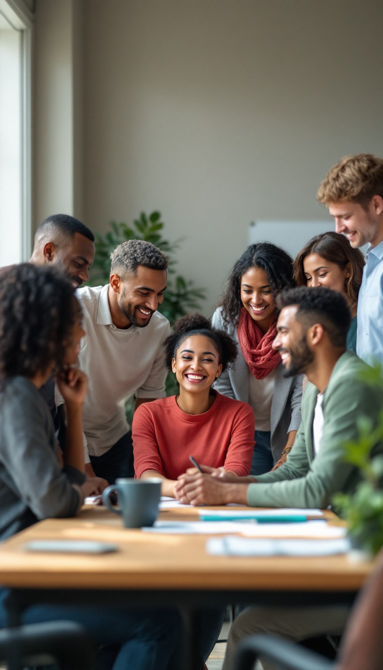 Free Diverse Team Collaborating Image - Teamwork, Diversity ...