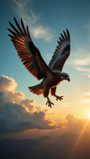 Free Raptor's Golden Flight Image - Eagle, Raptor, Bird | Download at ...