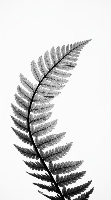 Free Elegant Fern Simplicity Image - Botanical, Fern, Minimalist ...
