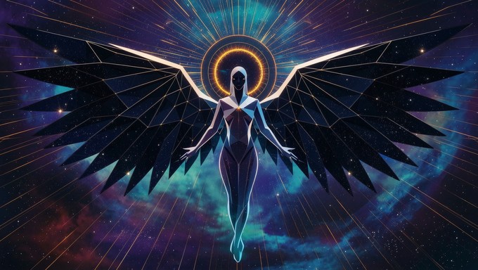 Free Cosmic Angel Ascending Photo - Angel, Cosmic, Celestial | Download ...