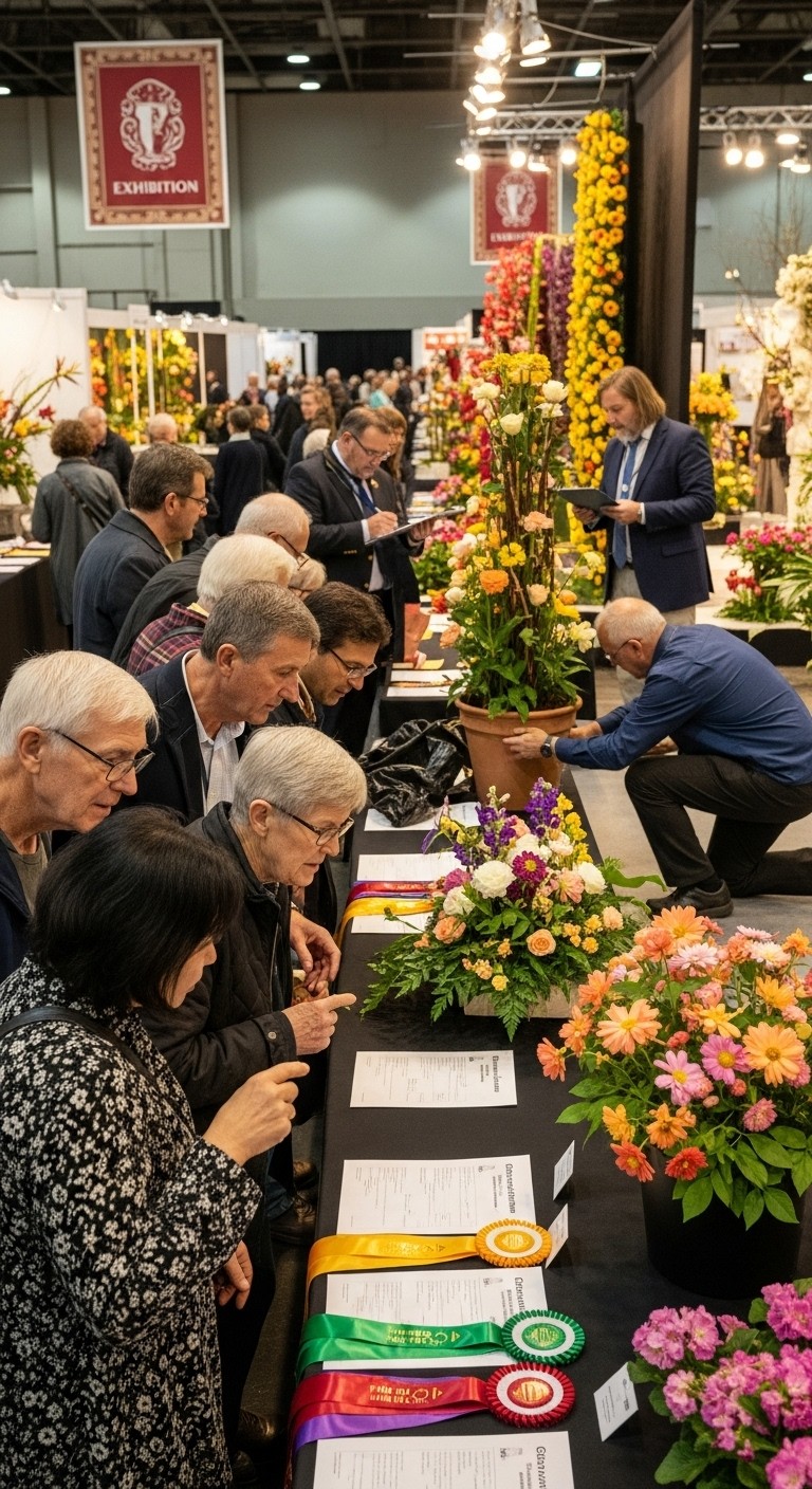 Download Competitive Flower Exhibition Image - Flowers, Exhibition ...