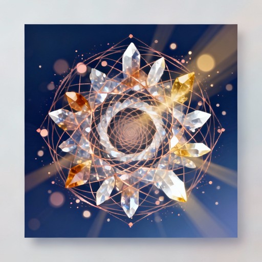 A stunning mandala illustration showcases intricate sacred geometry ...
