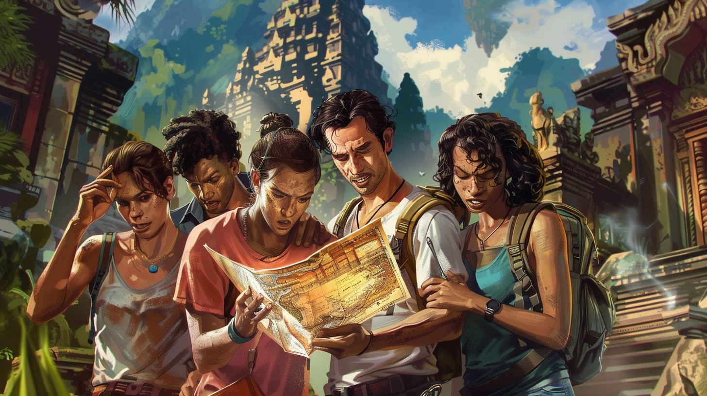Free Adventurers Reading Map Image - Adventurers, Map, Ruins | Download ...