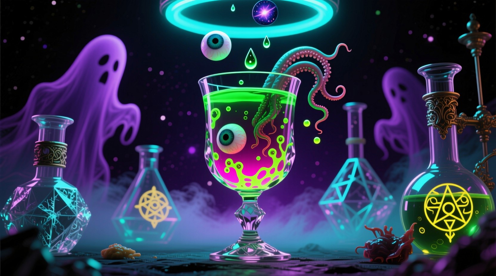Free Mystical Potion Glows Image - Potion, Elixir, Goblet | Download at ...