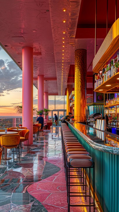 Sunwatcher Bar Free Stylish Sunset Bar Image | Download at StockCake