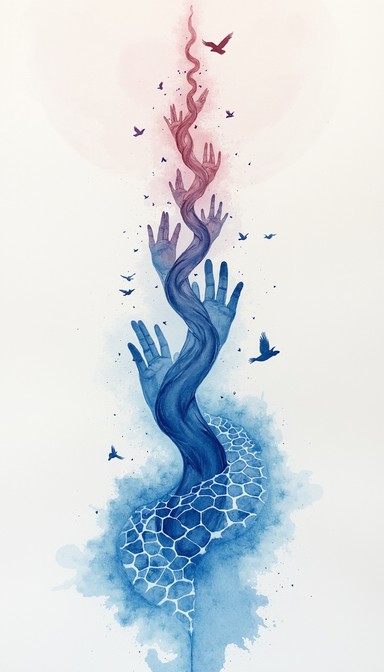 Free Metamorphosis In Blue Image | Download at StockCake