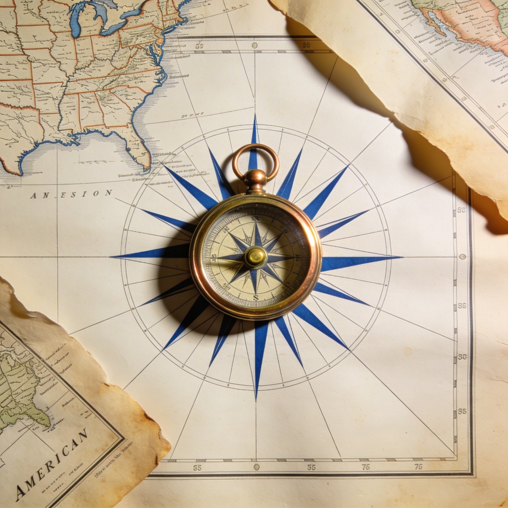Free Vintage Navigation Tools Image - Vintage, Compass, Map | Download ...