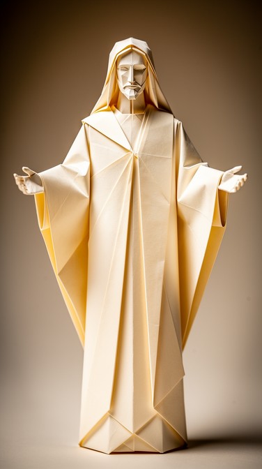 Free Paper Jesus Sculpture Image - Origami, Jesus, Christ | Download at ...
