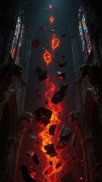 Free Cathedral Ember Spiral Image - Gothic, Cathedral, Embers ...