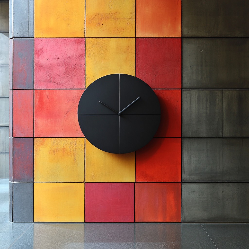 Colorful Colck Free Colorful wall clock Image - Clock, Colorful, Wall | Download at ...