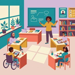 Free Inclusive Classroom Learning Image - Classroom, Education ...