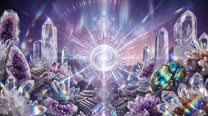 Free Crystallized Sound Waves Image - Crystal, Sacred, Geometry ...