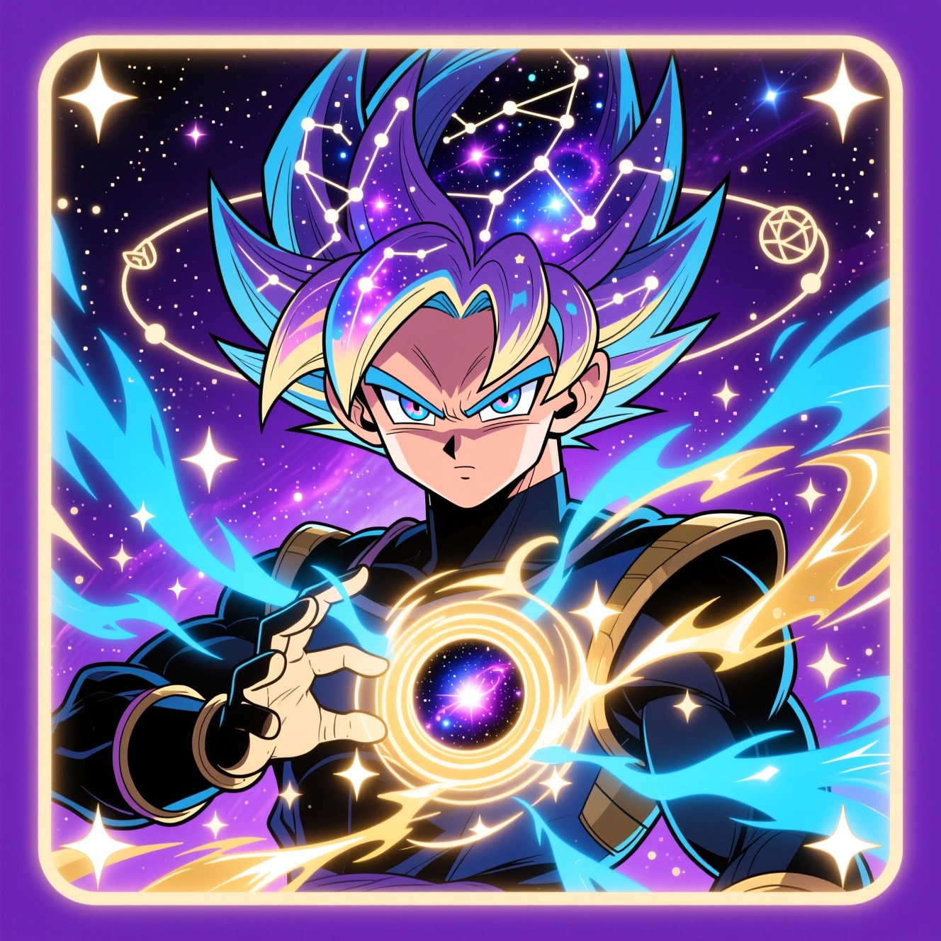 Free Cosmic Power Unleashed Photo Anime Cosmic Celestial Download