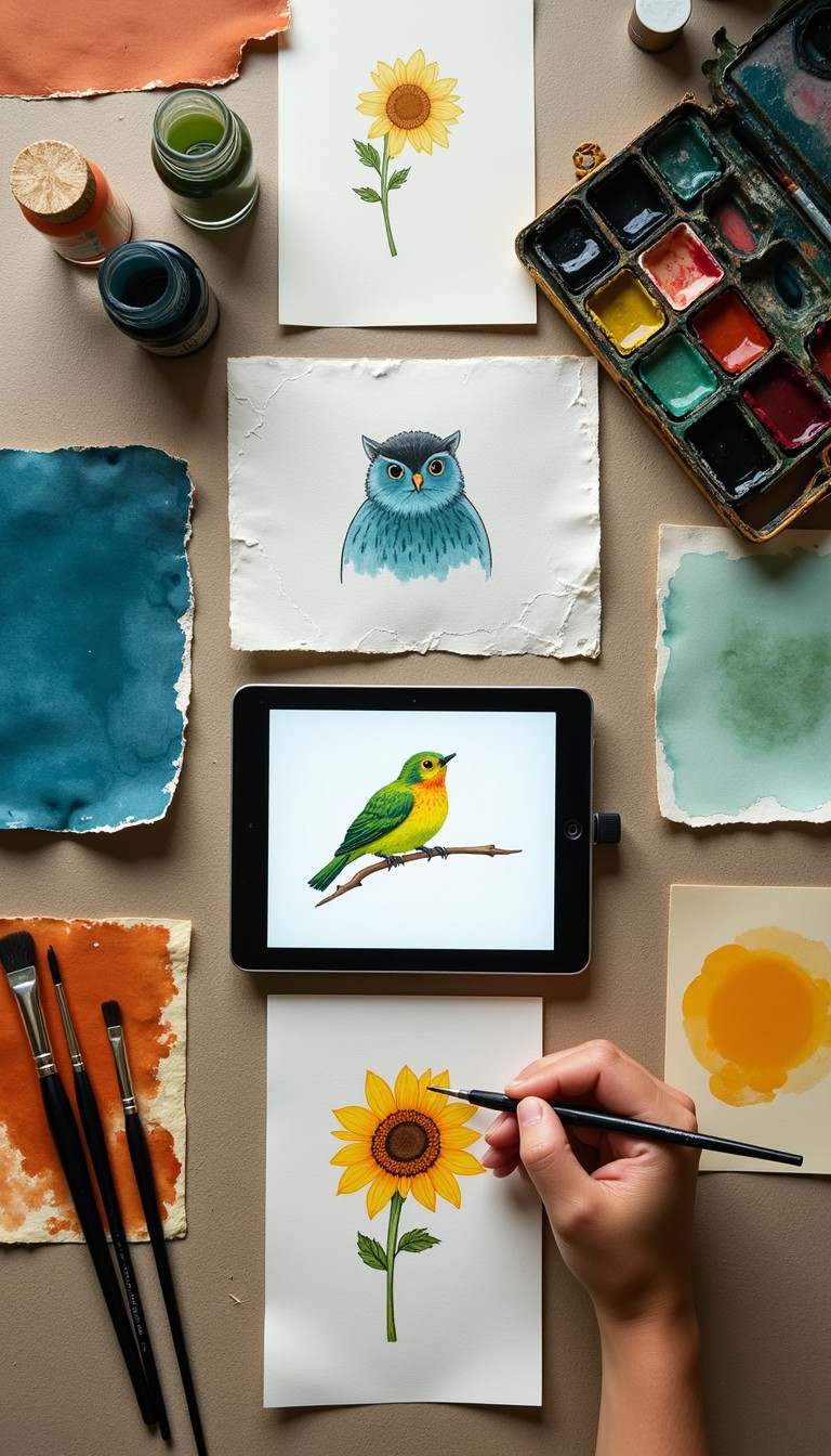 Free Art in Progress Image - Watercolor, Illustration, Art | Download ...