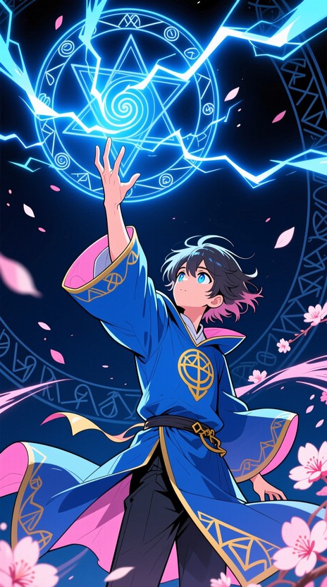 Wizard Runes Anime Free Arcane Energy Unleashed Image - Wizard, Anime, Magic | Download at ...