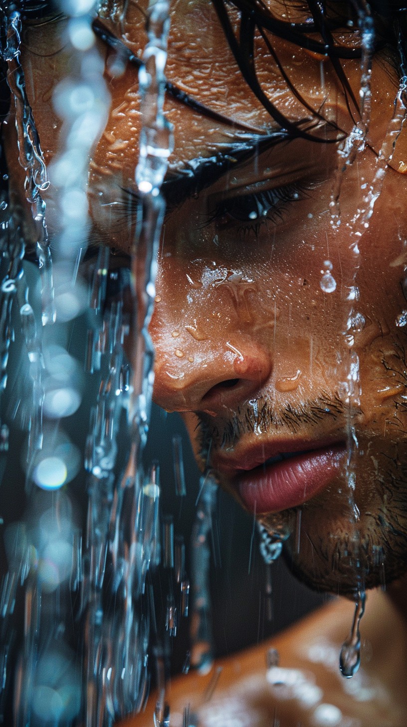 Free Man in Rain Image - Man, Rain, Water | Download at StockCake