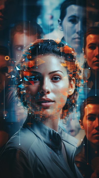 Free Digital Identity Layers Image - Technology, Woman, Digital ...