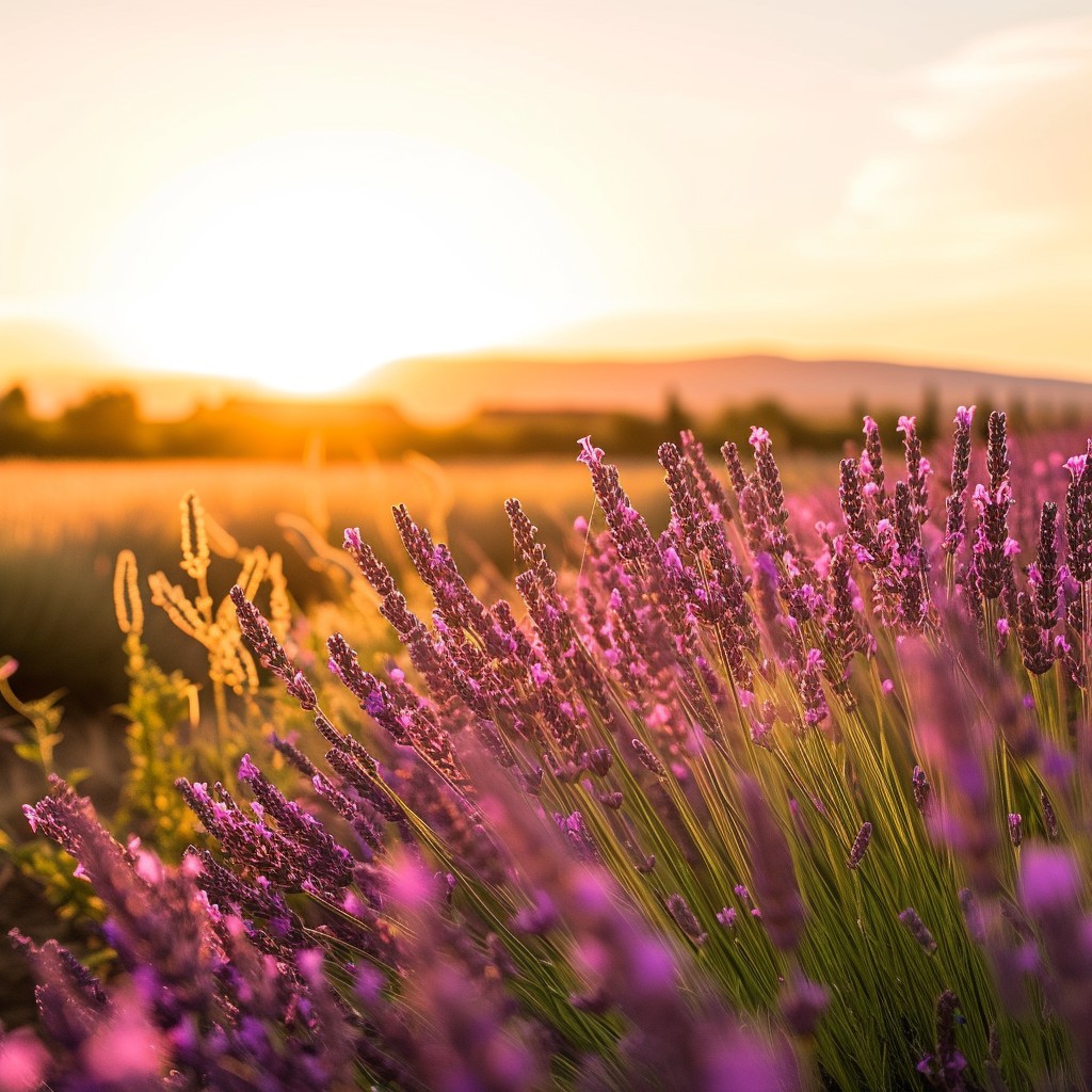 Free Sunset Lavender Field Image - Sunset, Lavender, Field | Download ...