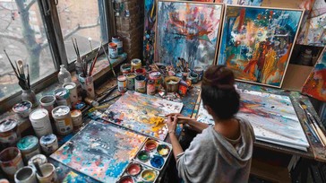 Free Artist Creating Art Image - Artist, Painting, Studio | Download at ...