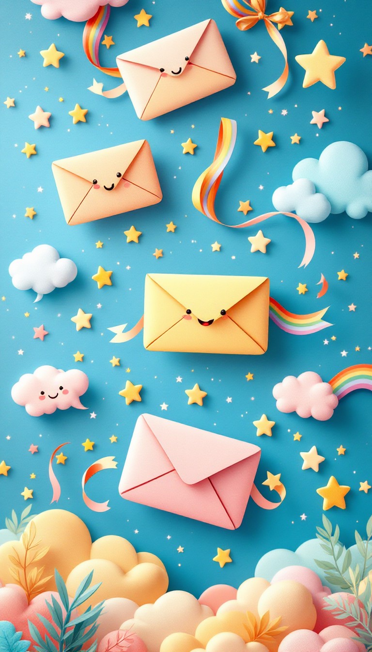Flying Lettr Free Magical Flying Letters Photo - Magical, Whimsical, Envelope ...