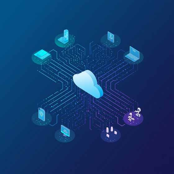 Free Connected Cloud Technology Image - Cloud, Technology, Network ...