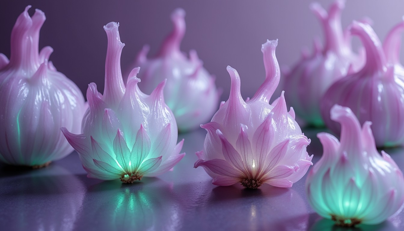 Free Glowing Botanical Gems Image - Luminescent, Garlic, Botanical ...