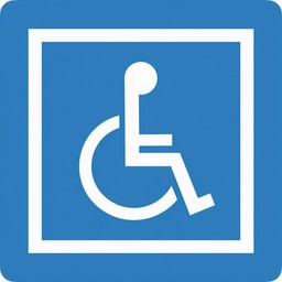 Free Accessibility Symbol Icon Image - Accessibility, Wheelchair ...