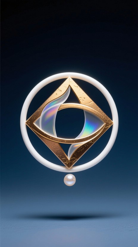 Golden Rim Symbol Free Golden Geometric Emblem Image - Abstract, Emblem, Geometric ...