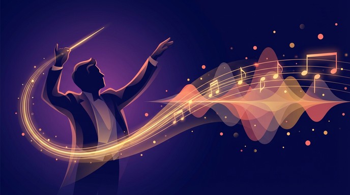 Conductor Visual Free Symphony In Motion Image - Conductor, Music, Silhouette | Download ...