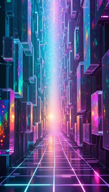 Free Neon Digital Corridor Image - Cyberpunk, Neon, Futuristic ...