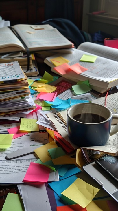 Free Study Chaos Unfolds Image | Download at StockCake