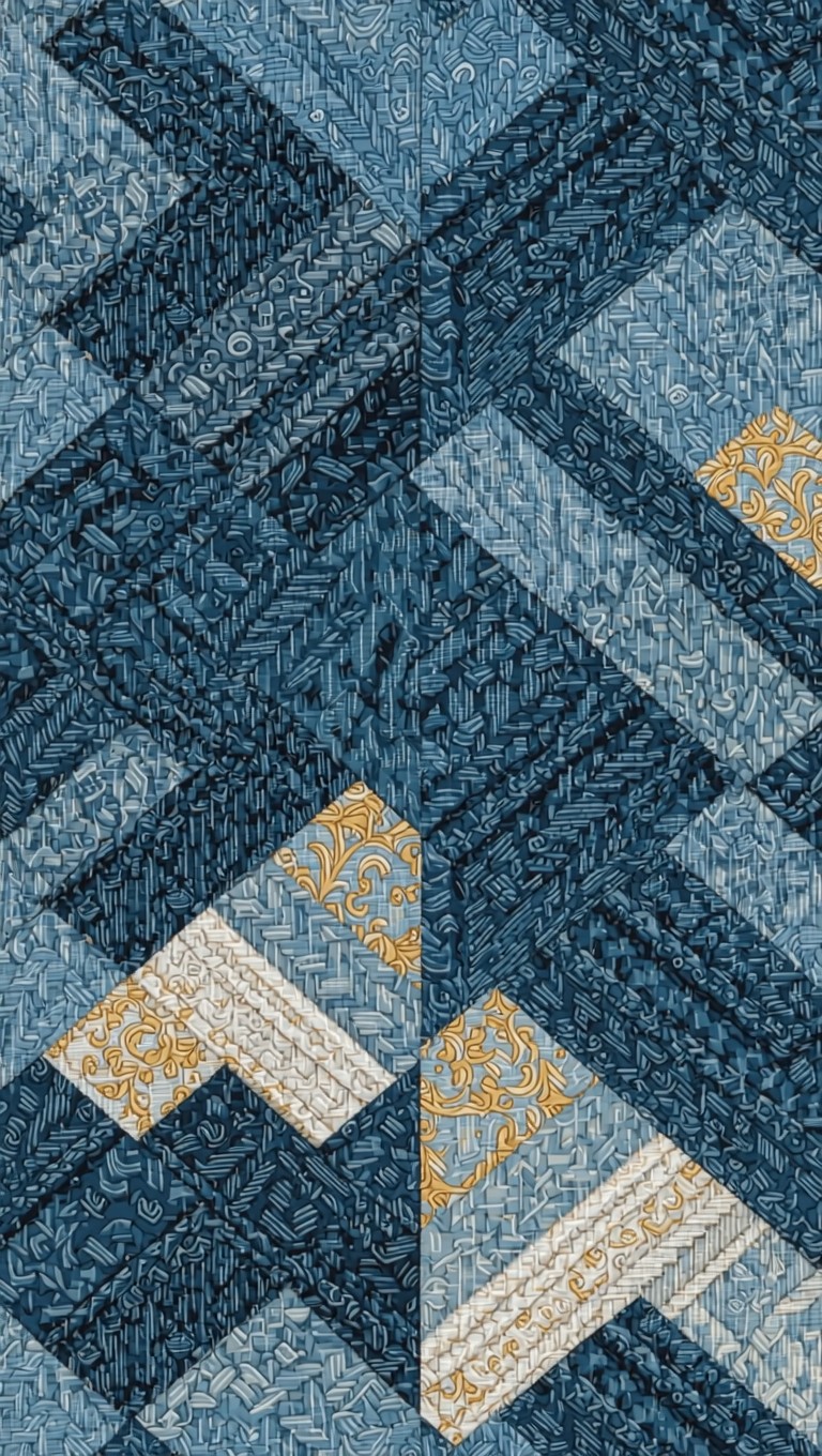 Free Elegant Blue Patterns Image - Herringbone, Damask, Pattern ...