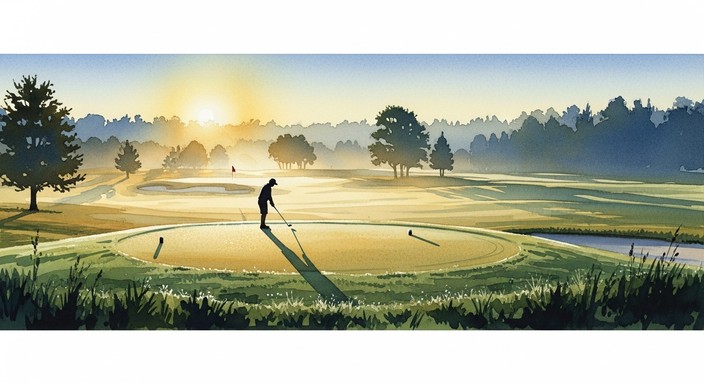 Free Misty Morning Golf Photo - Sunrise, Golf, Misty | Download at ...
