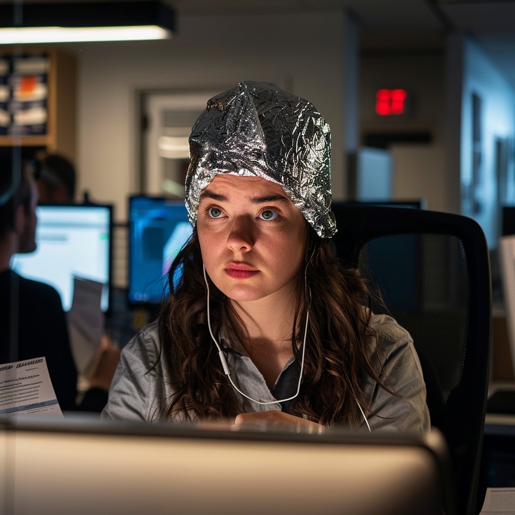 Free Focused Tin Foil Image - Focused, Woman, Computer | Download at ...