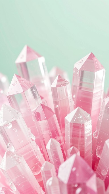 Translucent Pink Crystal Free Glowing Pink Crystals Image | Download at StockCake