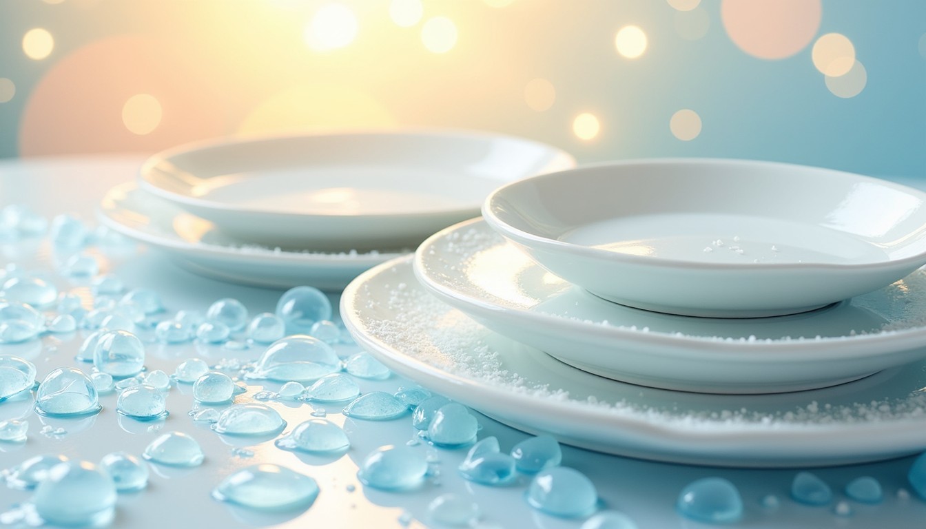 Free Gleaming Droplet Plates Image - Porcelain, Watercolor, Plates ...