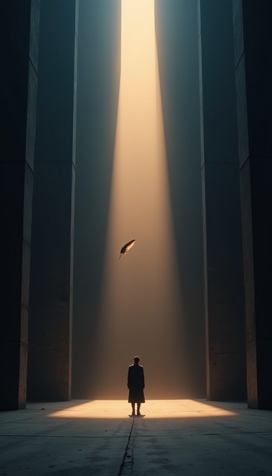 Download Light From Above Image - Silhouette, Light, Contemplative ...
