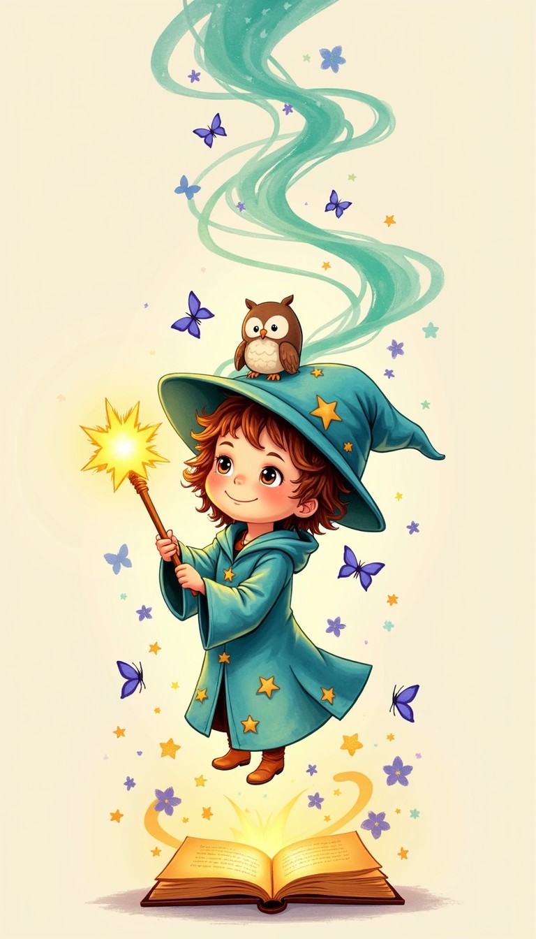 Free Magical Young Wizard Image - Wizard, Magic, Child | Download at ...