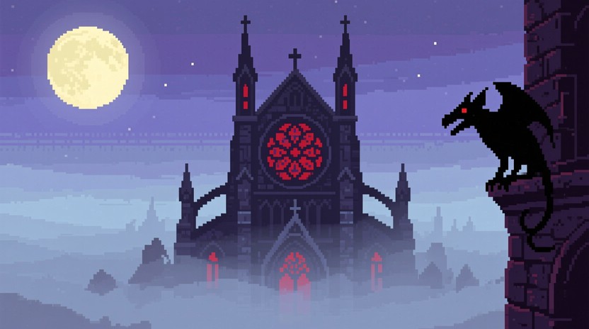 Free Gothic Pixel Cathedral Image - Gothic, Cathedral, Pixel | Download ...