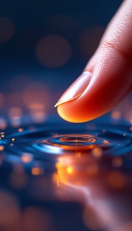 Touch Ripple Video Stock Free Touch Creates Ripples Image - Touch, Ripple, Macro | Download at ...