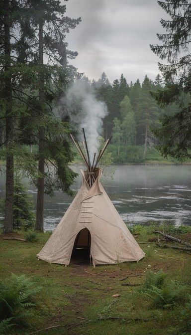 Free Wilderness Tipi Retreat Image - Tipi, Teepee, Forest | Download at ...