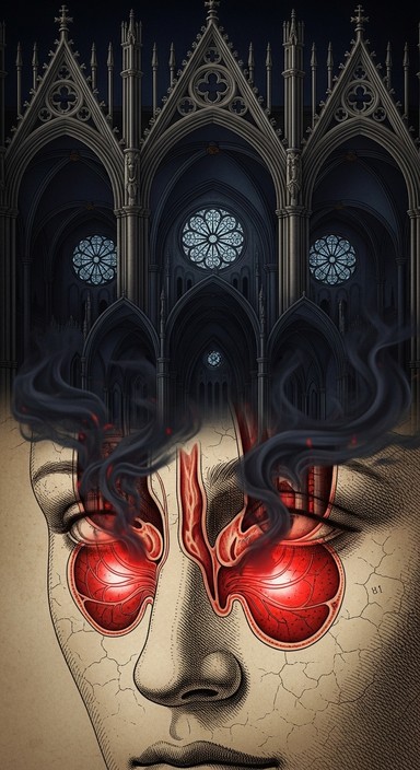 Gothic Injuries Free Gothic Anatomy Illustration Image - Anatomy, Gothic, Victorian ...