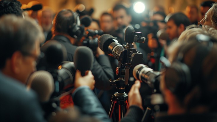 Free Media in action Image - Media, Event, Cameras | Download at StockCake