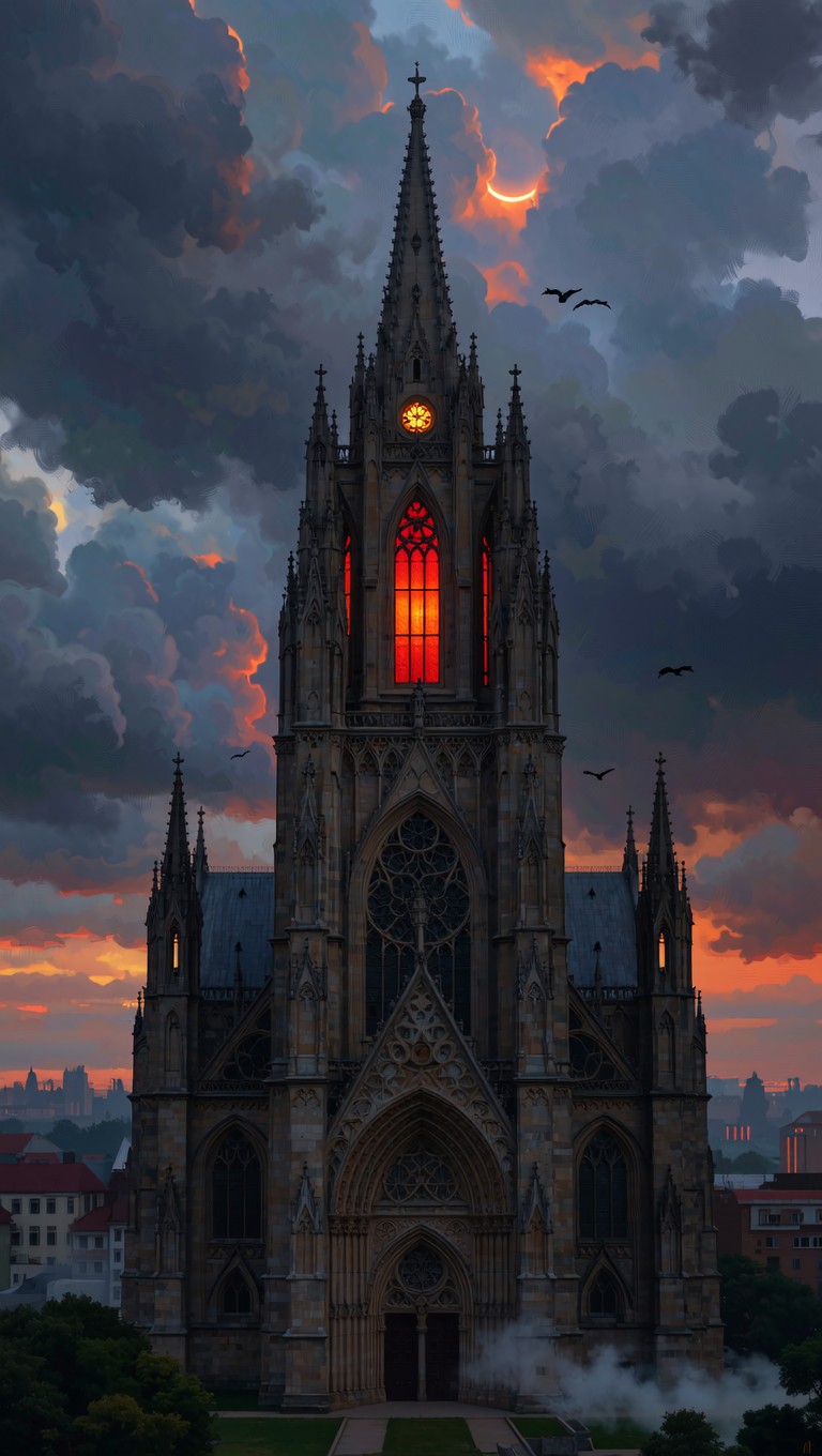 Free Cathedral At Dusk Photo - Cathedral, Gothic, Spires | Download at ...